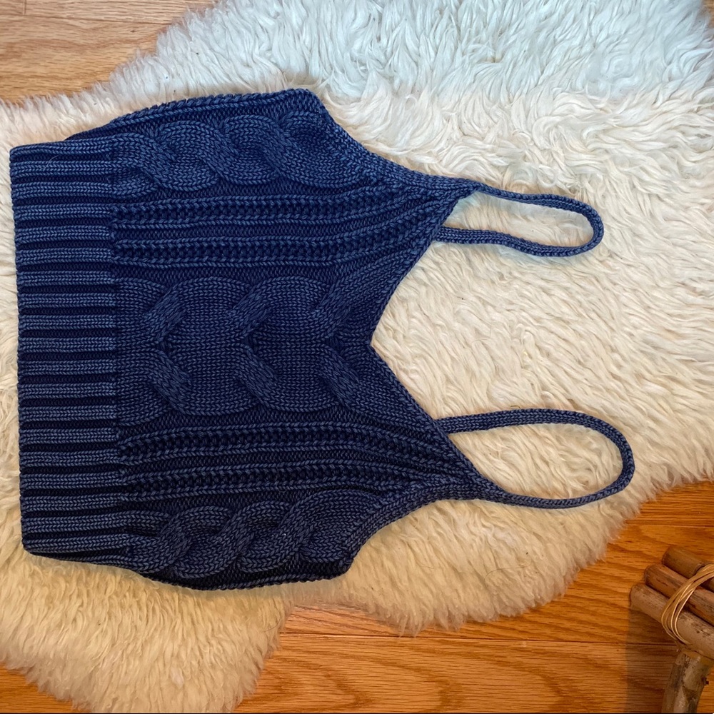 American eagle knit crop